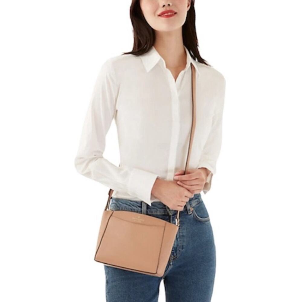 NWT Kate Spade Monica Crossbody Pebbled Leather Purse Bag - Picture 7 of 8